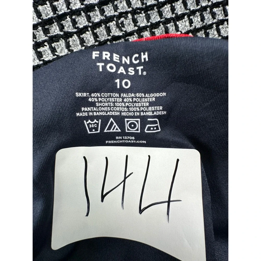 French Toast Pleated Skort Girls Size 10 Navy Blue Excellent School Uniform